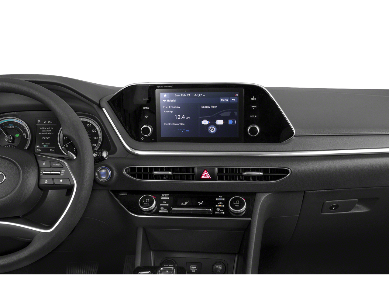 2021 Hyundai Sonata Hybrid Blue