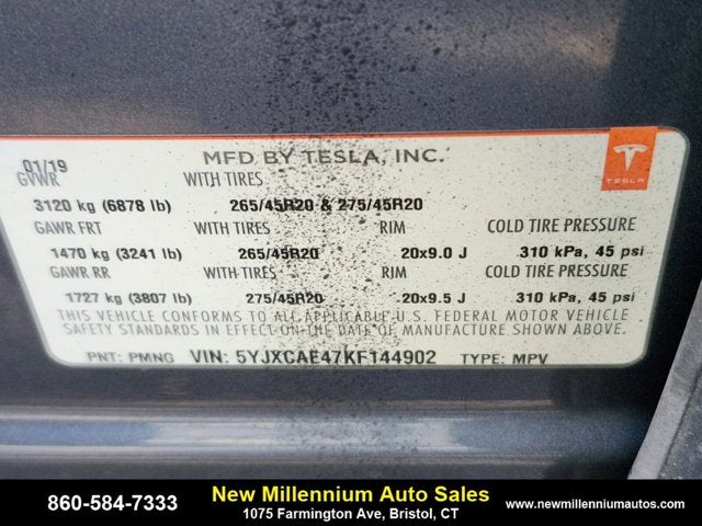 2019 Tesla Model X Performance