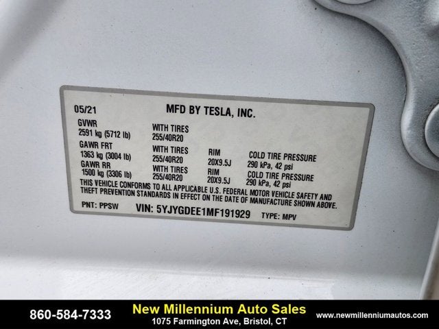 2021 Tesla Model Y Long Range