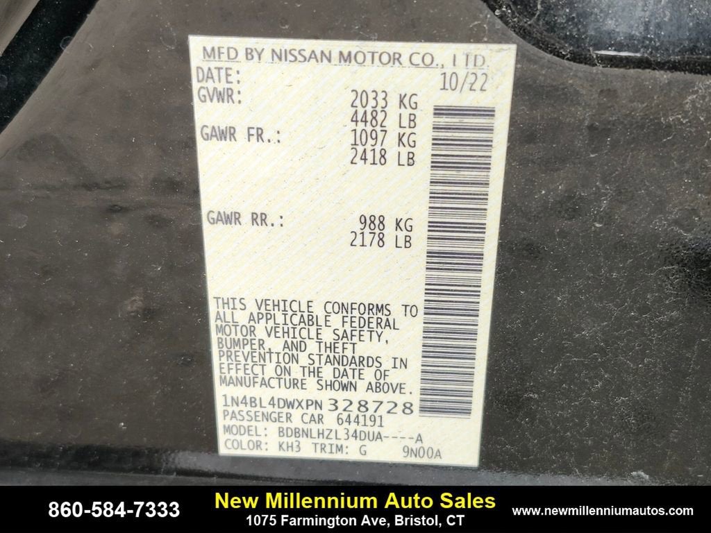 2023 Nissan Altima 2.5 SV