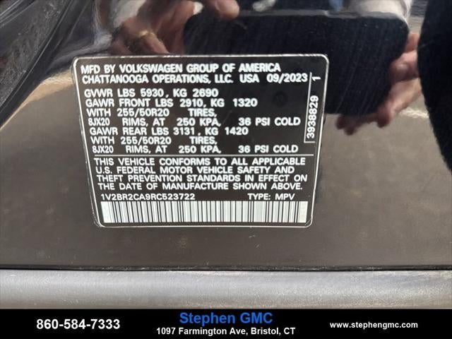 2024 Volkswagen Atlas 2.0T SEL