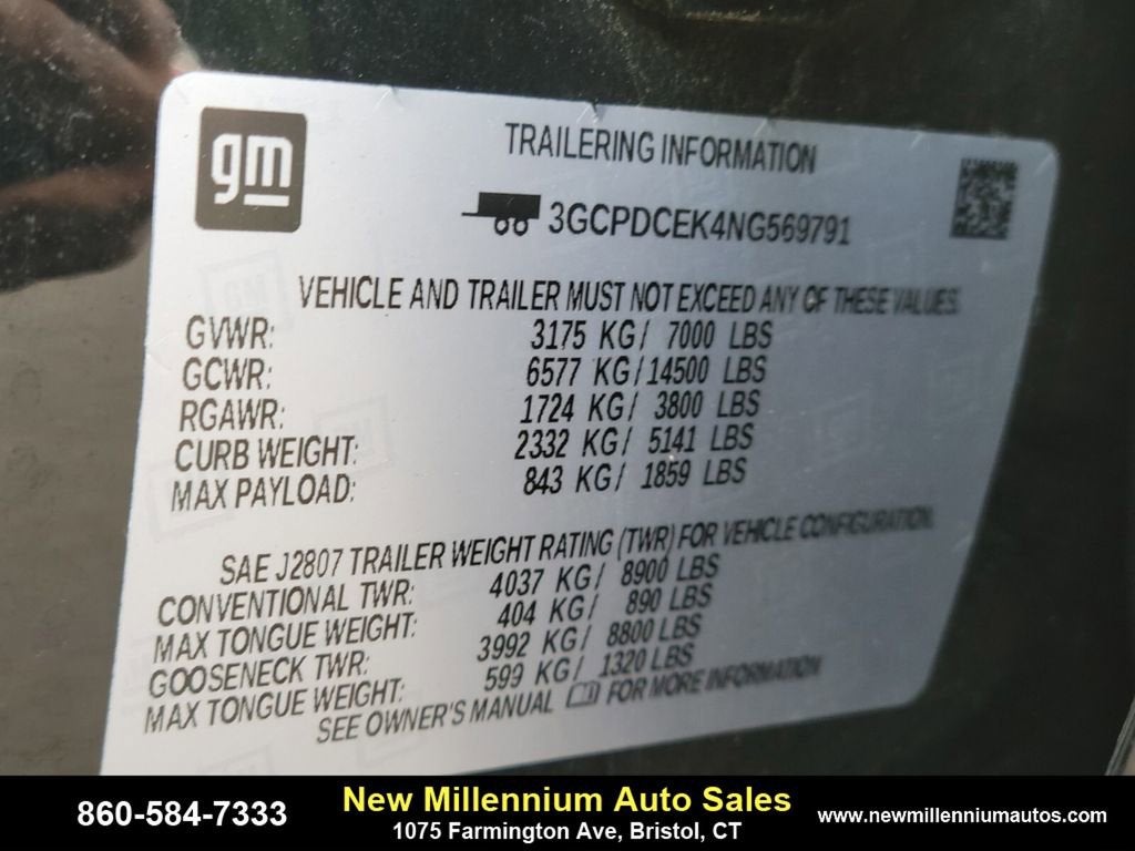 2022 Chevrolet Silverado 1500 Custom Trail Boss