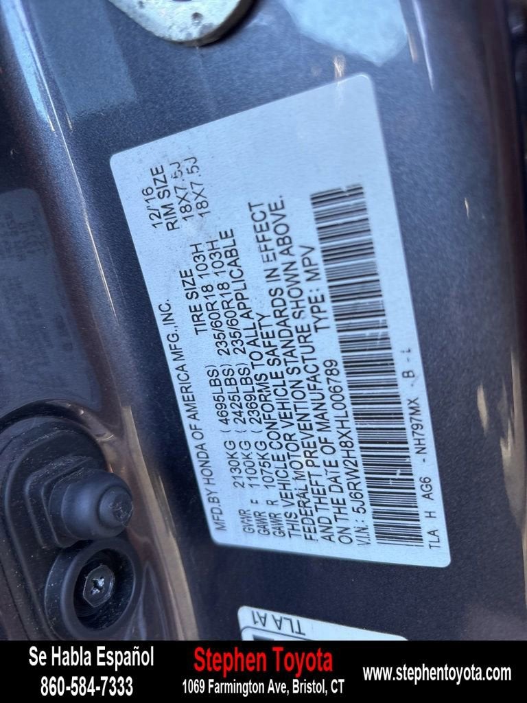 2017 Honda CR-V EX-L